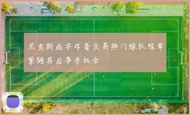 尼克斯成字母哥交易热门球队绿军紧随其后争夺机会